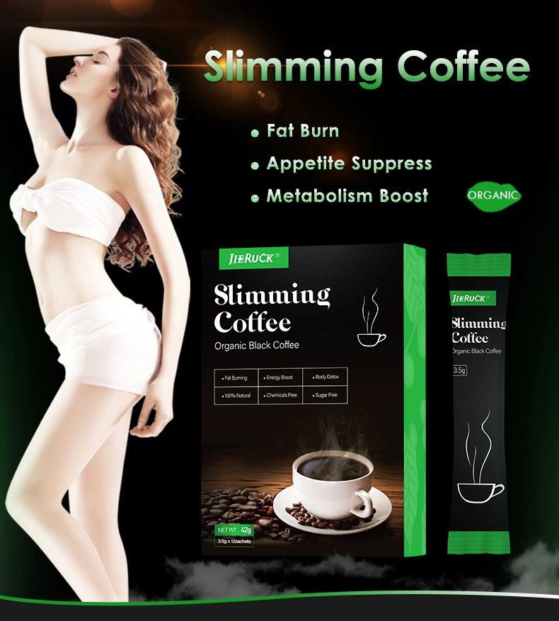 Herbal Healthy Lose Belly Fat Slimming Green Keto Enzyme Coffee Slim for Weight Loss Body Shape