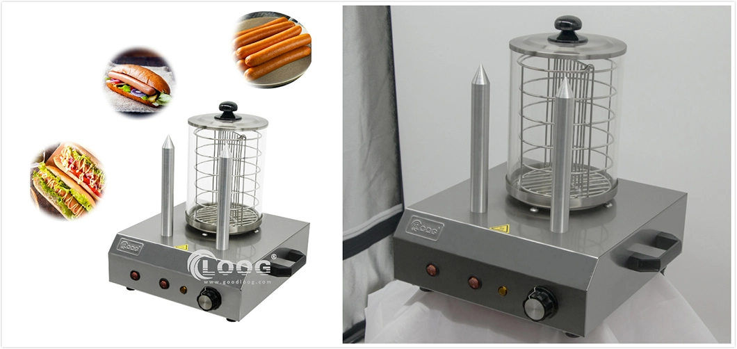 Commercial Catering Equipment Hot Dog Cooking Machine Hot Dog Roller with Bun Warmer Hot Dog Maker Commercial Hot Dog Machine