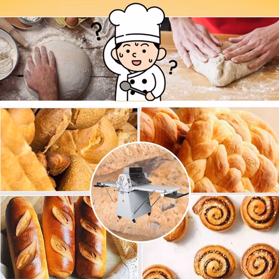 상업용 완전 세트 페이스트리 덩어리 토스트 슬라이서 롤빵 버거 베이킹 케이크 빵 빵집 장비